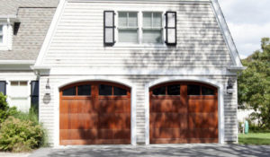 wooden garage doors